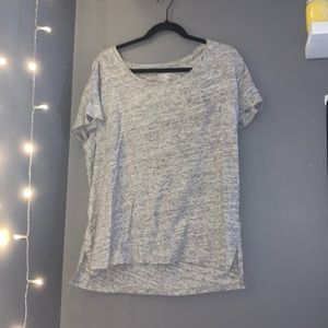 Gray pocket tee